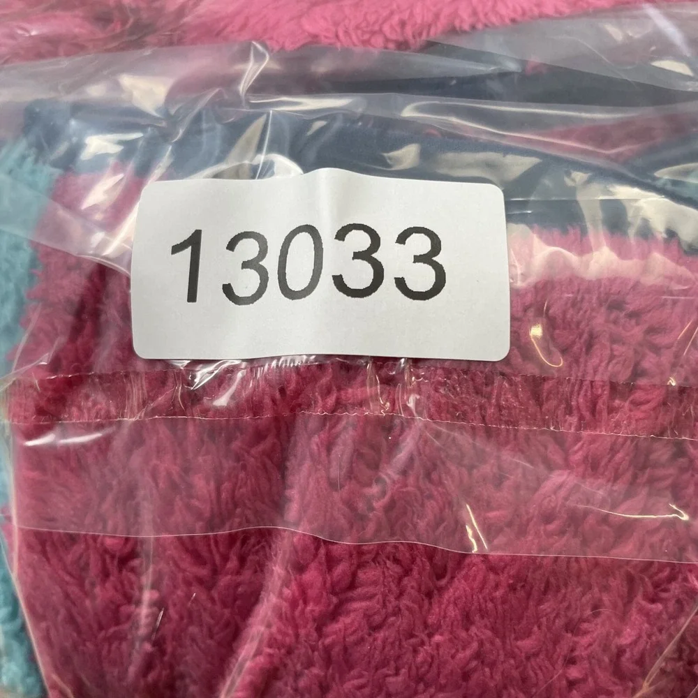 Eddie Bauer Kids Fleece Jacket Med‎ Pink Blue Colorblock Outdoor Camp Cabin Fall